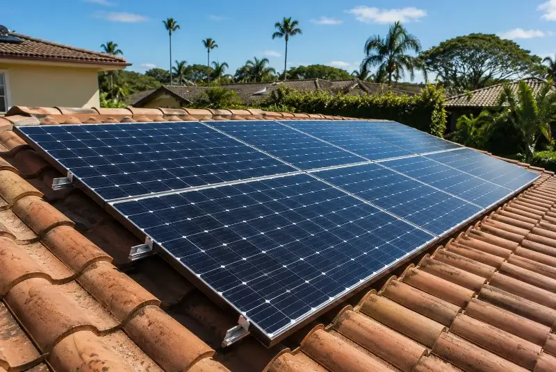 Installation de panneaux solaires à Puyravault